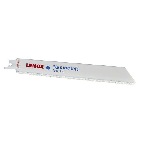 LENOX 20576-800RG 8&#034; Medium Carbide Grit Tile Clay &amp; Pipe Cutting Reciprocati...