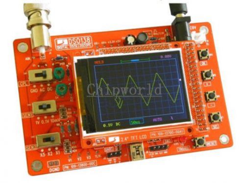 1 set DIY Kit DSO138 2.4&#034; TFT Digital Oscilloscope Kit 1Msps new