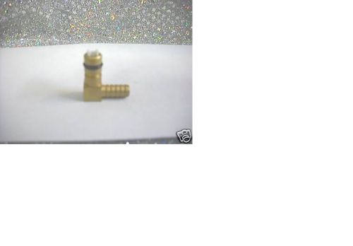 FLOJET Fittings 1/4 Brass Hose Barb, ELBOW, CO2 IN