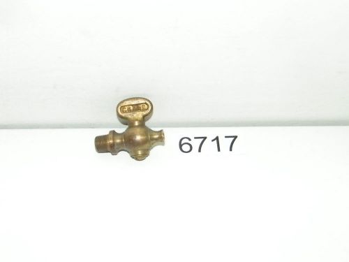 Vintage crane solid brass 1/8 male air cock pet cock drip cock check valve for sale