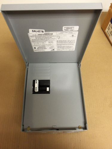 New midwest ug412rmw250 non-fused gfi disconnect panel 125 amp 120/240v 1 phase for sale