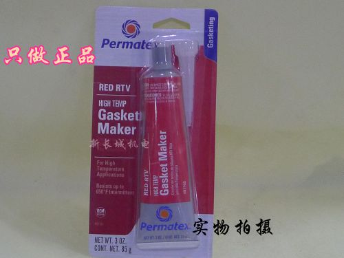 1pcs permatex 81160 high-temp red rtv silicone gasket 85g #a1282 lw for sale