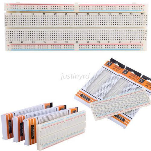 Diy mb-102 mb102 solderless breadboard 830 tie point pcb breadboard for arduino for sale