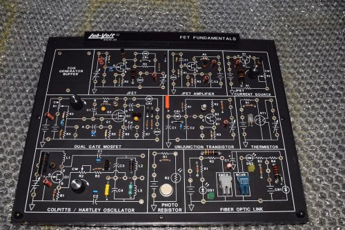 Lab volt 91010 fet fundamentals course circuit board labvolt for sale