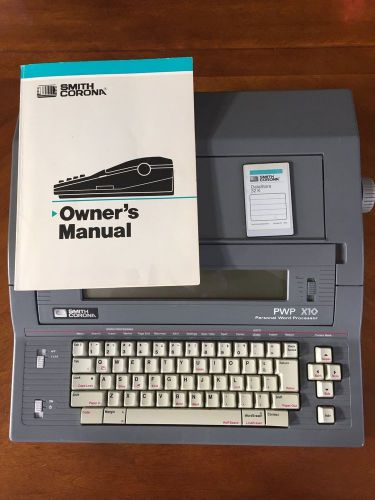 SMITH CORONA PWP X10 PERSONAL WORD PROCESSOR/TYPEWRITER Model 5F