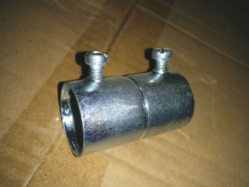 (25 pc lot) steel emt set screw type couplings 3/4&#034; conduit fittings for sale