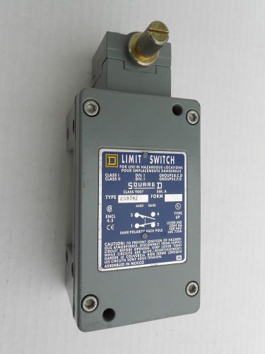 Square d. heavy duty limit switch, 600vac/dc, 9007cr53b2 class i &amp; class ii nwob for sale