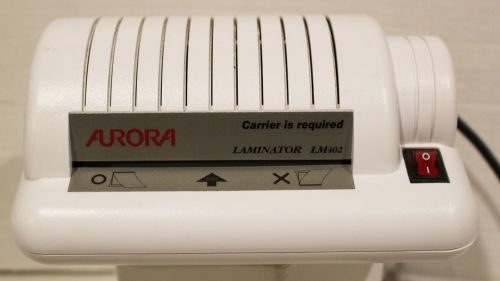 Aurora Model #LM402  4 Inch Desktop Office Cold Laminator