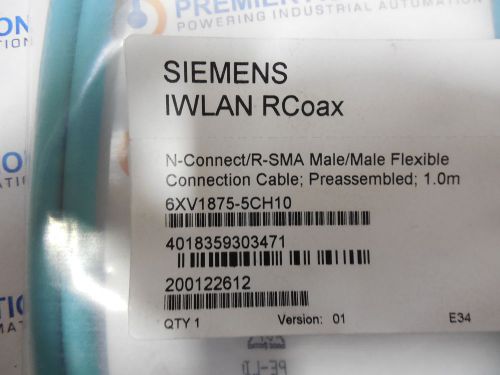 SIEMENS,6X1875-5CH10,IWLAN R COAX CONNECTION CABLE,1.0M