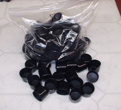 50 Vinyl Caps-Fits 1-1/4&#034; to 1-5/16&#034;- 1&#034; Tall
