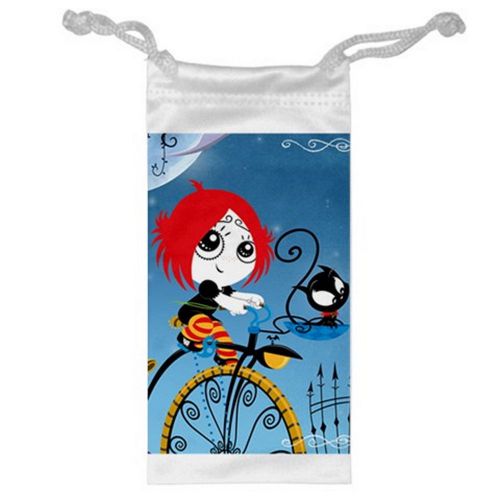 Ruby Gloom Jewelry Bag or Glasses Cellphone Money for Gifts size 3&#034; x 6&#034;