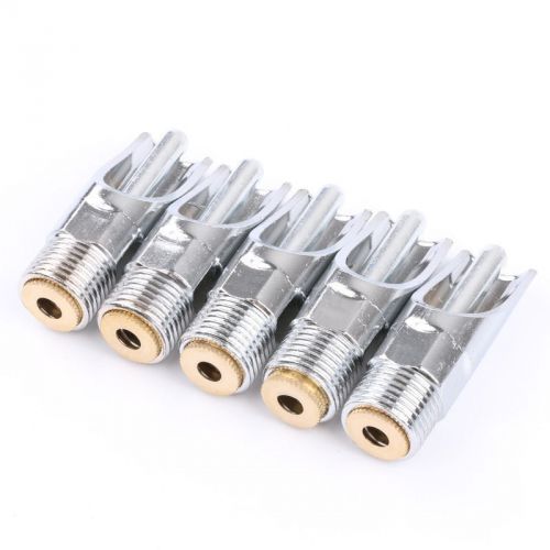5 Pcs Stainless Steel 1/2PT Thread Pig Automatic Nipple Drinker Waterer Feeder