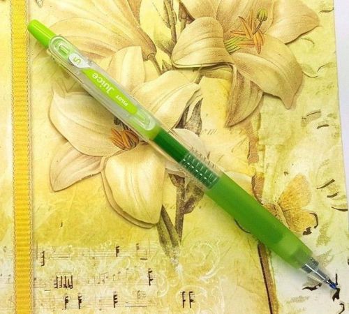 2pcs Pilot Juice Gel Ink Ball Point Pen 0.38 Retractable,APPLE GREEN