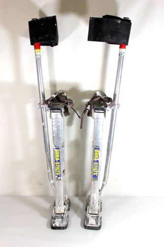 Dura-Stilts Dura lV Deluxe Drywall Stilts 24-40&#034; W/ My Comfort Leg Straps