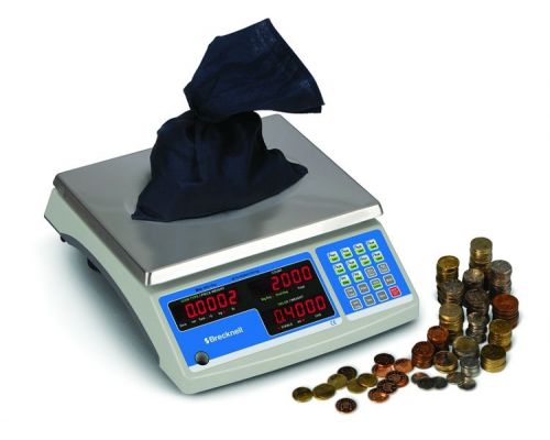 Brecknell B140-CC, Coin Counting Scale, 60 lb x .001 lb