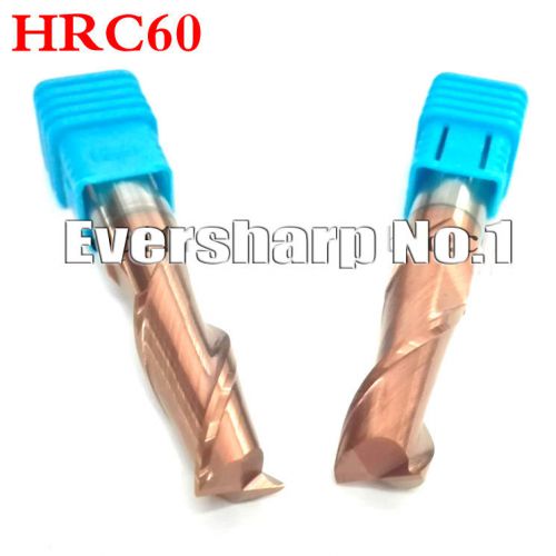 Hrc60 solid carbide endmills 2flute coating nano end mill cutting dia 18mm bits for sale