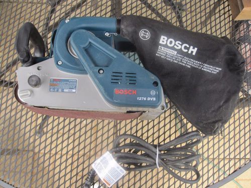 Bosch 1276dvs 4 x 24 belt sander with extra belts for sale