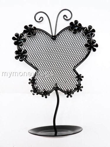 Butterfly Metal Earring Desk Table Top Jewelry Organizer Holder Stand Display #K