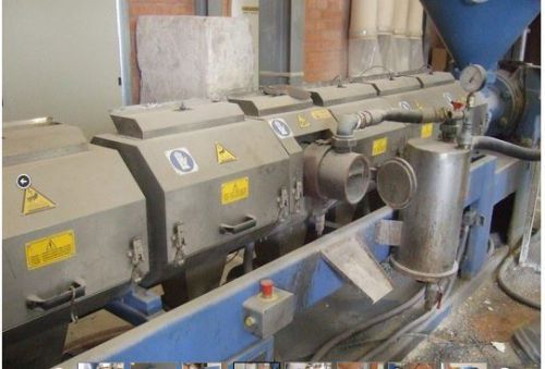 1998 PREALPINA plastic recycling / pelletizing line 105mm  EPS/PS/PP/PE/HDPE