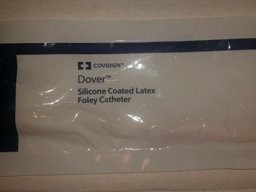 COVIDIEN 14Fr 5cc Silicone coated Urinary Catheter 2 WAY DOVER 14 Fr 5cc
