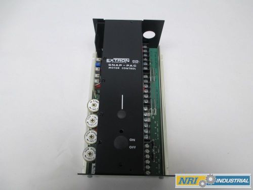 New extron m8604-09-0719 snap-pac snap-pac 2hp 180v-dc 1.5a motor drive d315850 for sale