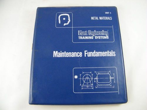 TPC TRAINING SYSTEMS TRAINEES GUIDE TO METAL MATERIALS 10 LESSONS 160 PAGES
