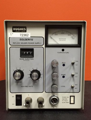 Hughes htt-600, 0 to 750°c, 115 vac, 50/60 hz, reflow solder power supply for sale