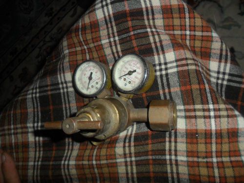 Vintage victor brass gauges gas oxygen regulator steampunk art ! for sale