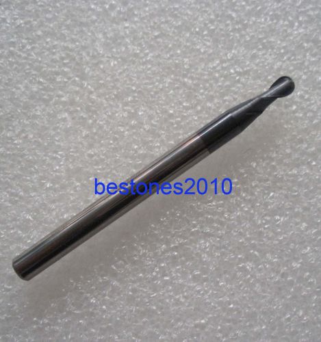 Lot 5pcs Solid Carbide Coating TiAlN 2-Flute Ballnose EndMill R1.5 Dia 3.0mm