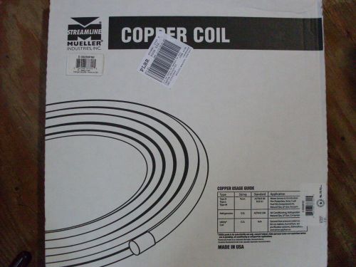 Copper tubing 1/2 in. x 50 ft Soft Refrigeration HVAC Copper Coil Tubing