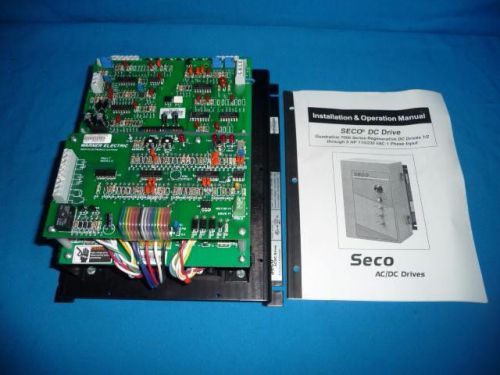 Seco Q7002-12 Q700212 AC/DC Drives w/ Manual  C