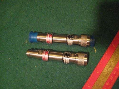 Vintage Lot of 2 Weinschel Engineering Attenuators Model 626-20 20 dB