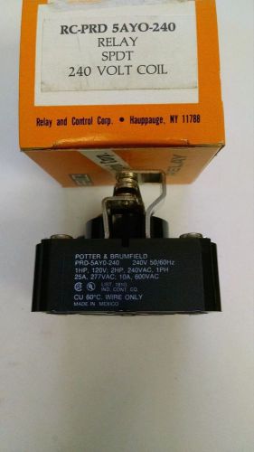 ( NEW IN BOX )  RELAY AND CONTROL    RC-PRD  5AYO-240    RELAY   SPDT-240V