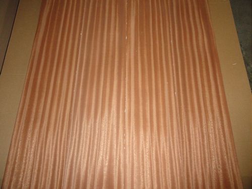 (3) RIBBON SAPELE 3&#039; X 8&#039;  RAW VENEER SHEETS