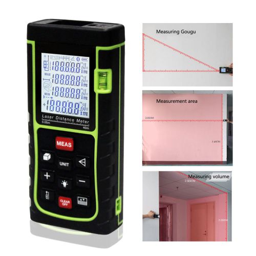 40m/131ft/1575in digital laser distance meter range finder measure diastimeter for sale