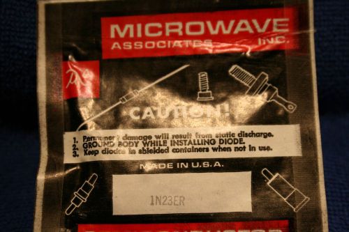 1N23ER MICROWAVE ASSOCIATES ..MICROWAVE DIODE