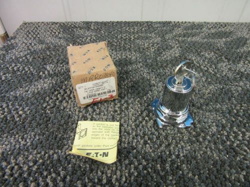 Eaton selector switch key keyed operated lock 10250t16112 2 position new for sale