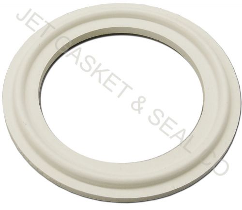 Lot of 50 clear platinum silicone tri clamp sanitary gaskets 1-1/2&#034; tri-clover for sale