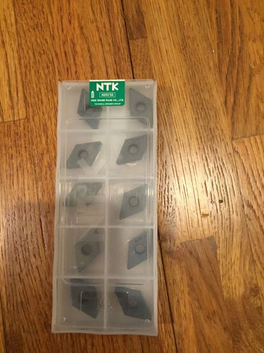 NTK Ceramic Turning Inserts DNGA -543 T0820 HC2 Qty 10 [596]