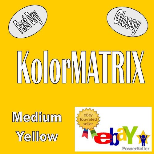 CSP Medium Yellow Corrougated Plastic Solvent Screenprint Ink Gallon