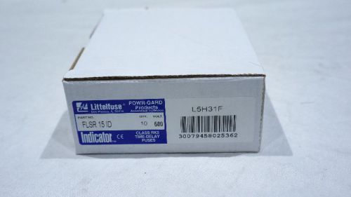 Lot of 10* flsr 15 id littlefuse 600v 15a fuse indicator l5h31f flsr15 for sale