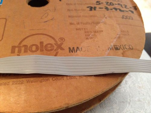 3 FEET MOLEX 82-28-5814  2.54mm 28 AWG (7 x 36) Pitch Round Conductor Flat Cable
