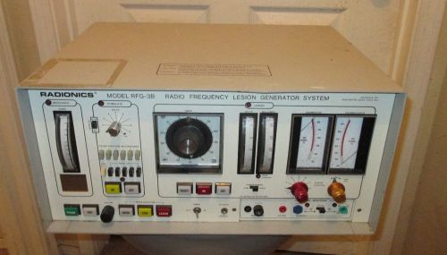 RADIONICS RFG-3B RADIO FREQUENCY LESION GENERATOR SYSTEM