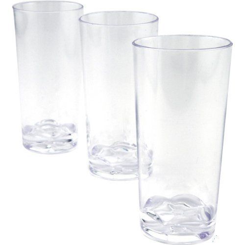 Polar ice plastic straight wall shooter glasses, 1.75-ounce, clear, 50-pack for sale