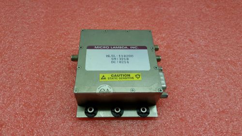 Micro Lambda MLSL-1102D0 RF Microwave Synthesizer for Digital Radio