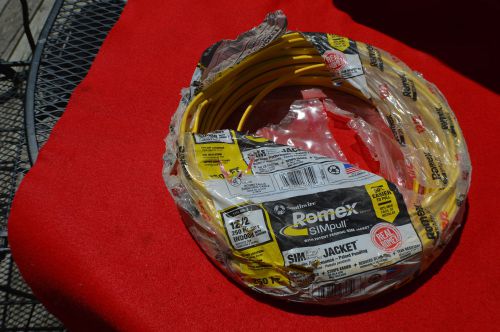 approx.200&#039; yellow jacket 12/2  600V Romex wire