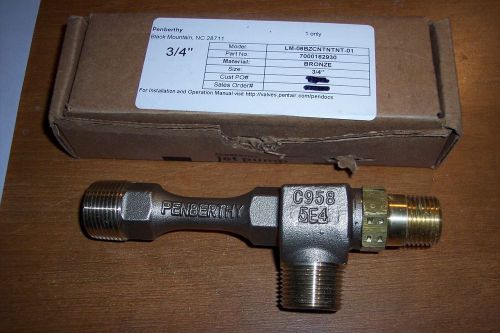 Penberthy eductor water ejector 3/4&#034; lm brass vacuum pump for sale