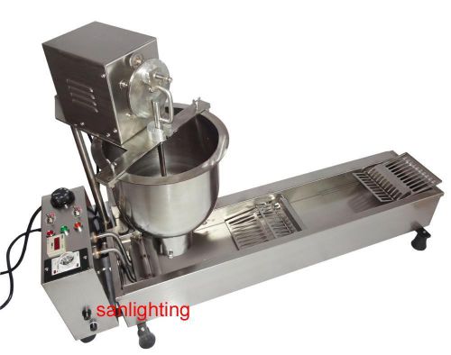 Commercial automatic donut maker making machine, wider oil tank, 3 sets mold for sale