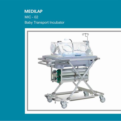MIC-02 INFANT BABY TRANSPORT INCUBATOR NEONATAL INTENSIVE CARE UNIT WITH BACKUP