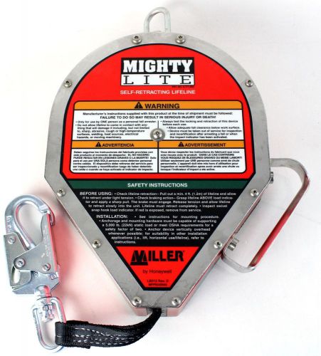 Miller by honeywell mighty lite mfp9345940 self retracting lifeline for sale
